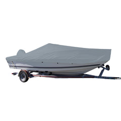 Carver Performance Poly-Guard Styled-to-Fit Boat Cover f/19.5 V-Hull Center Console Fishing Boat - Grey [70019P-10]