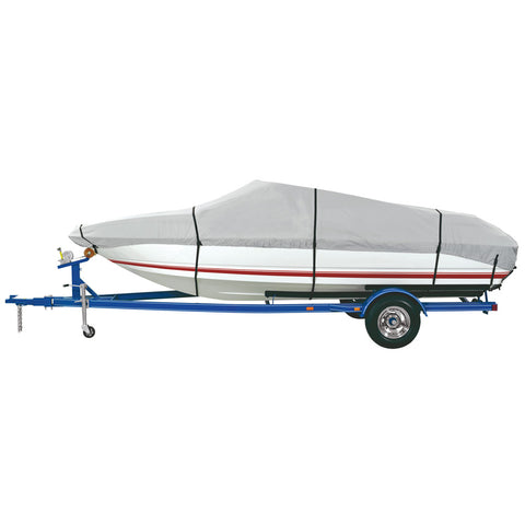 Dallas Manufacturing Co. Heavy Duty Polyester Boat Cover D 17'-19' V-Hull & Runabouts - Beam Width to 96" [BC2101D]