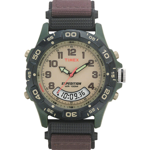 Timex Expedition Resin Combo Classic Analog Green/Black/Brown [T45181]