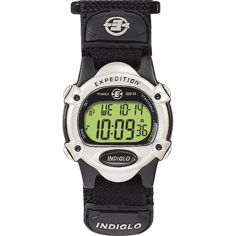 Timex Expedition Womens Chrono Alarm Timer - Silver/Black [T47852]