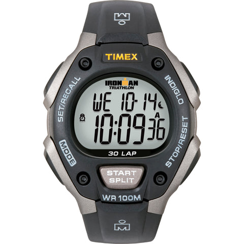 Timex Ironman Triathlon 30 Lap - Black/Silver [T5E901]