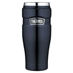 Thermos Stainless King Vacuum Insulated Travel Tumbler - 16 oz. - Stainless Steel/Midnight Blue [SK1005MBTRI4]