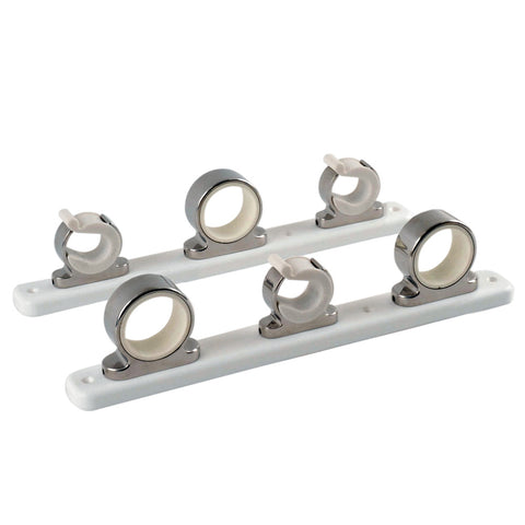 TACO 3-Rod Hanger w/Poly Rack - Polished Stainless Steel [F16-2753-1]