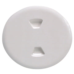 Beckson 5" Twist-Out Deck Plate - White [DP50-W]