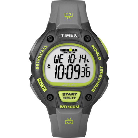 Timex Ironman 30-Lap Full-Size - Grey/Neon Green [T5K692]