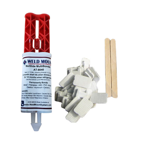 Weld Mount Retail Wire Tie Kit w/AT-8040 Adhesive [1050]