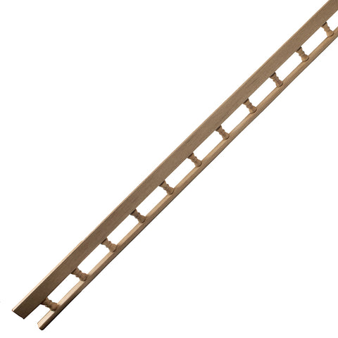 Whitecap Teak L-Type Pin Rail - 5' [60703]
