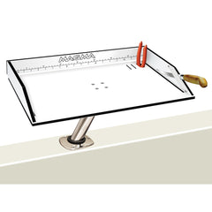 Magma Bait/Filet Mate Table w/LeveLock Mount - 20" - White/Black [T10-312B]