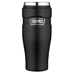 Thermos Stainless King Vacuum Insulated Travel Tumbler - 16 oz. - Stainless Steel/Matte Black [SK1005BKTRI4]