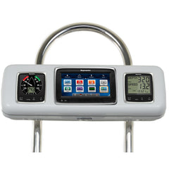 NavPod GP2605 SystemPod Pre-Cut f/Raymarine a75 / a77 / a78 & 2 Instruments f/12" WIde Guard [GP2605]