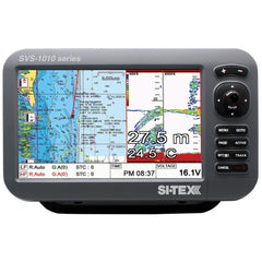 SI-TEX SVS-1010CF-E 10" Chartplotter/Sounder Combo w/External GPS Antenna & Navionics+ Card [SVS-1010CF-E]