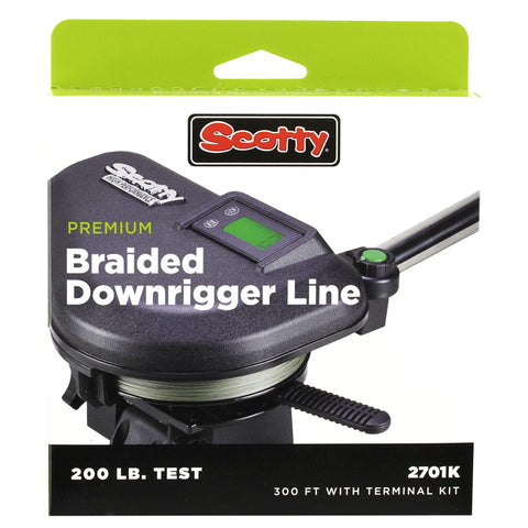Scotty Premium Power Braid Downrigger Line - 400ft of 200lb Test [2702K]