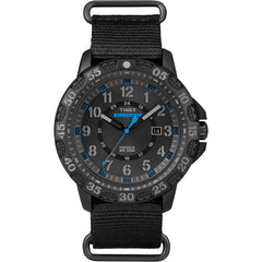Timex Expedition Rugged Resin Slip-Thru Watch - Black/Black [TW4B035009J]