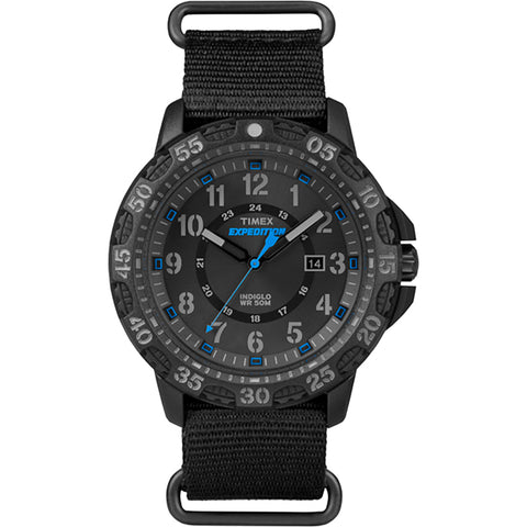 Timex Expedition Rugged Resin Slip-Thru Watch - Black/Black [TW4B035009J]