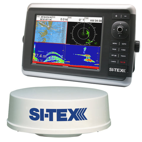 SI-TEX NavStar 12R GPS Chartplotter, Sonar, Radar System w/MDS-12 Radar [NAVSTAR 12R]