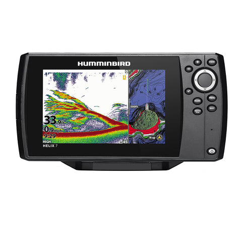 Humminbird HELIX 7 CHIRP Fishfinder/GPS Combo G3N w/Transom Mount Transducer [411060-1]