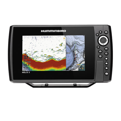 Humminbird HELIX 8 CHIRP Fishfinder/GPS Combo G3N w/Transom Mount Transducer [410810-1]