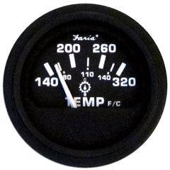 Faria 2" Heavy-Duty Oil Temp Gauge (140 to 320 F/C) [23002]