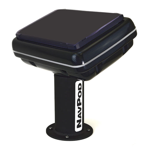 NavPod PedestalPod 70 Pre-Cut f/Garmin GPSMAP 7412xsv  7612xsv Series - Carbon Series [PED70-5200-12-C]