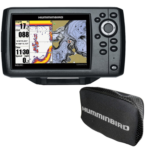Humminbird HELIX 5 Chirp GPS G2 Combo w/Free Cover [410210-1COVER]