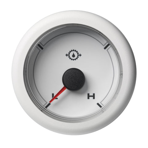 Veratron 52MM (2-1/16") OceanLink Transmission Oil Pressure Low/High (440 PSI) - White Dial  Bezel [A2C1066070001]