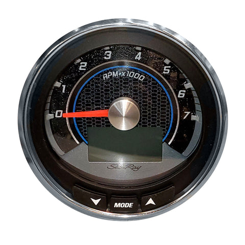 Faria 4" Tachometer (7000RPM) MGK3K SmartCraft f/Sea Ray - Black w/Stainless Steel Bezel [MGT024]