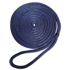 Robline Premium Nylon Double Braid Dock Line - 3/4" x 45 - Navy Blue [7181957]