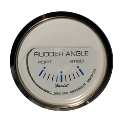 Faria Chesapeake White 2" Rudder Angle Indicator [13822]