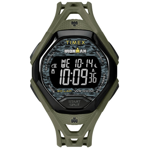 Timex IRONMAN Sleek 30 Full Resin Strap Watch - Green [TW5M23900JV]