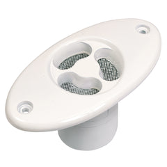 Aqua Signal Series 84 Dual Oval Electronic Horn - 12V - 106-108 db - White Housing [84401-7]