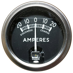 Faria 2" Ammeter Black w/Stainless Steel Bezel (20-0-20 Amps) [AP0545]