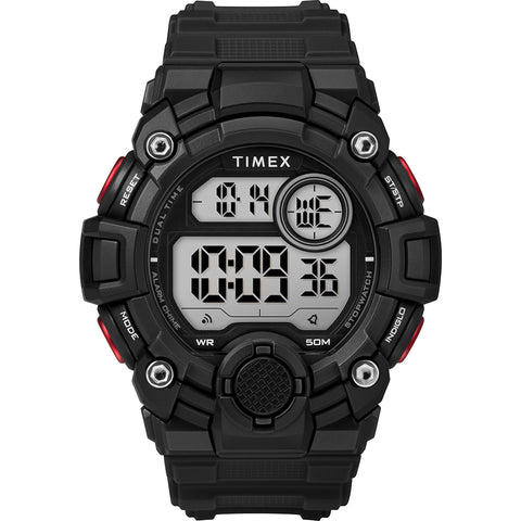 Timex Mens A-Game DGTL 50mm Watch - Black/Red [TW5M27600JV]