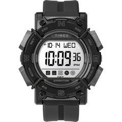 Timex Expedition Digital Face 47mm - White Screen w/Black Resin Strap [TW4B18100JV]