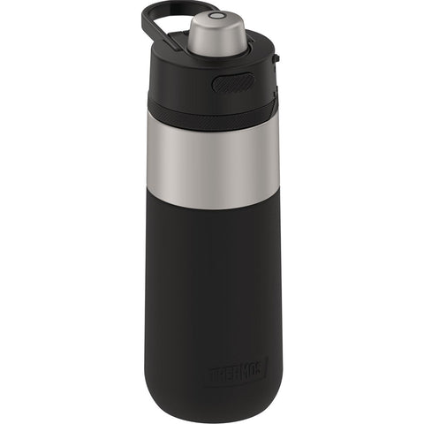 Thermos Guardian Collection Stainless Steel Hydration Bottle - 18oz - Hot 5 Hours/Cold 14 Hours - Stainless Steel  Black [TS4309MS4]