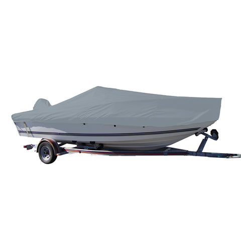Carver Performance Poly-Guard Styled-to-Fit Boat Cover f/22.5 V-Hull Center Console Fishing Boat - Grey [70022P-10]