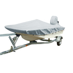 Carver Performance Poly-Guard Styled-to-Fit Boat Cover f/15.5 Whaler Style Boats with Side Rails Only - Grey [71515P-10]