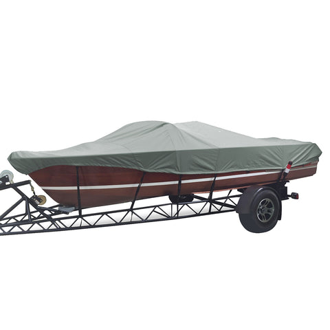 Carver Performance Poly-Guard Styled-to-Fit Boat Cover f/20.5 Tournament Ski Boats - Grey [74101P-10]