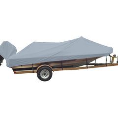 Carver Performance Poly-Guard Styled-to-Fit Boat Cover f/19.5 Wide Style Bass Boats - Grey [77219P-10]