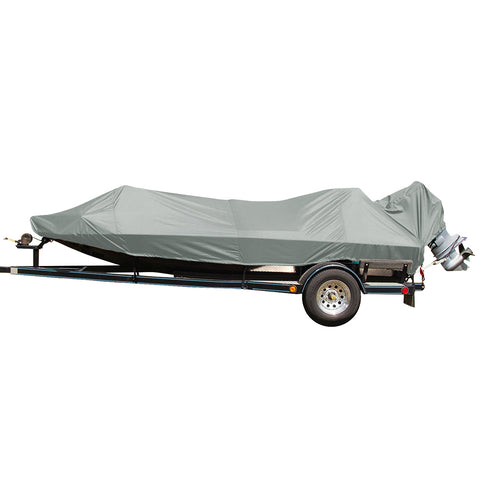 Carver Performance Poly-Guard Styled-to-Fit Boat Cover f/15.5 Jon Style Bass Boats - Grey [77815P-10]