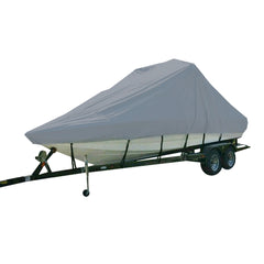 Carver Performance Poly-Guard Specialty Boat Cover f/19.5 Inboard Tournament Ski Boats w/Tower  Swim Platform - Grey [81119P-10]