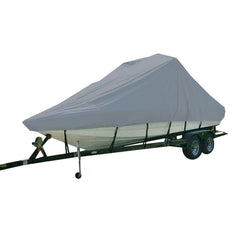 Carver Performance Poly-Guard Specialty Boat Cover f/22.5 Inboard Tournament Ski Boats w/Tower  Swim Platform - Grey [81122P-10]