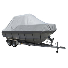 Carver Performance Poly-Guard Specialty Boat Cover f/28.5 Walk Around Cuddy  Center Console Boats - Grey [90028P-10]