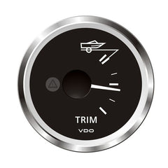 Veratron 2-1/16" (52mm) ViewLine Trim Indicator Gauge Up/Down - 8-32V - Black Dial  Chrome Triangular Bezel [A2C59514181]