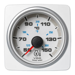 Veratron 52 MM (2-1/16") AcquaLink Engine Oil Temperature 50C/150C - White Dial  Bezel [A2C1338620001]