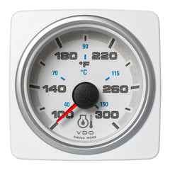 Veratron 52 MM (2-1/16") AcquaLink Engine Oil Temperature 100F/300F - White Dial  Bezel [A2C1338630001]