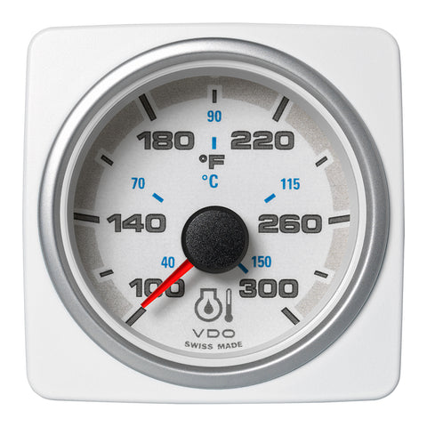 Veratron 52 MM (2-1/16") AcquaLink Engine Oil Temperature 100F/300F - White Dial  Bezel [A2C1338630001]