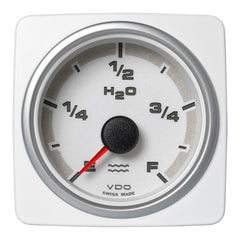 Veratron 52 MM (2-1/16") AcquaLink Fresh Water Gauge E/F - White Dial  Bezel [A2C1338640001]