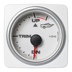 Veratron 52 MM (2-1/16") AcquaLink Engine Trim Gauge Up/Down - White Dial  Bezel [A2C1338710001]