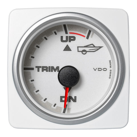 Veratron 52 MM (2-1/16") AcquaLink Engine Trim Gauge Up/Down - White Dial  Bezel [A2C1338710001]