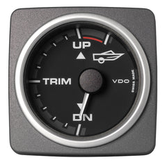 Veratron 52 MM (2-1/16") AcquaLink Engine Trim Gauge Up/Down - Black Dial  Bezel [A2C59501925]